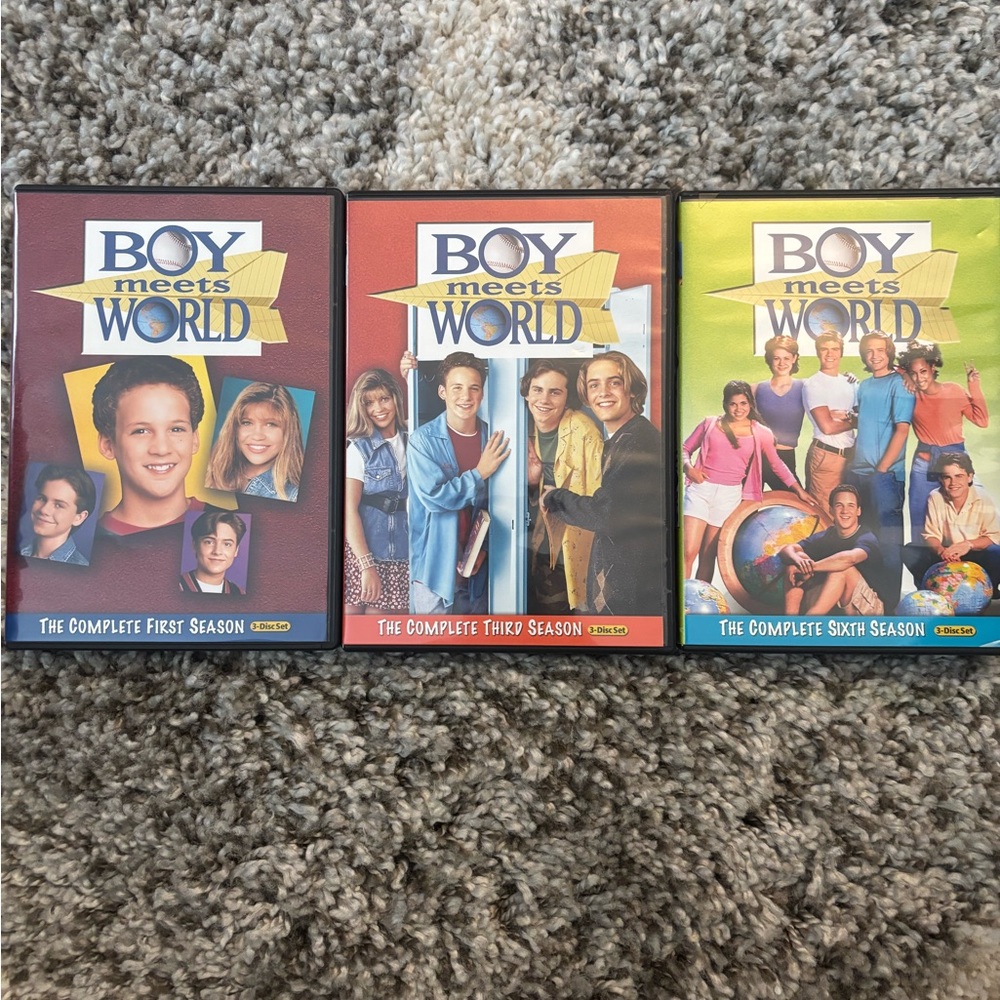 Boy Meets World DVD Set- 1, 3, 6